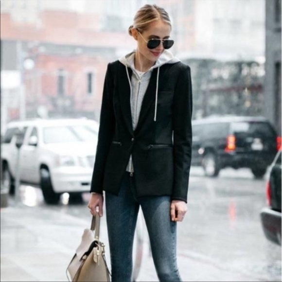 NEW Veronica Beard Scuba Dickey Jacket Black - Picture 2 of 7